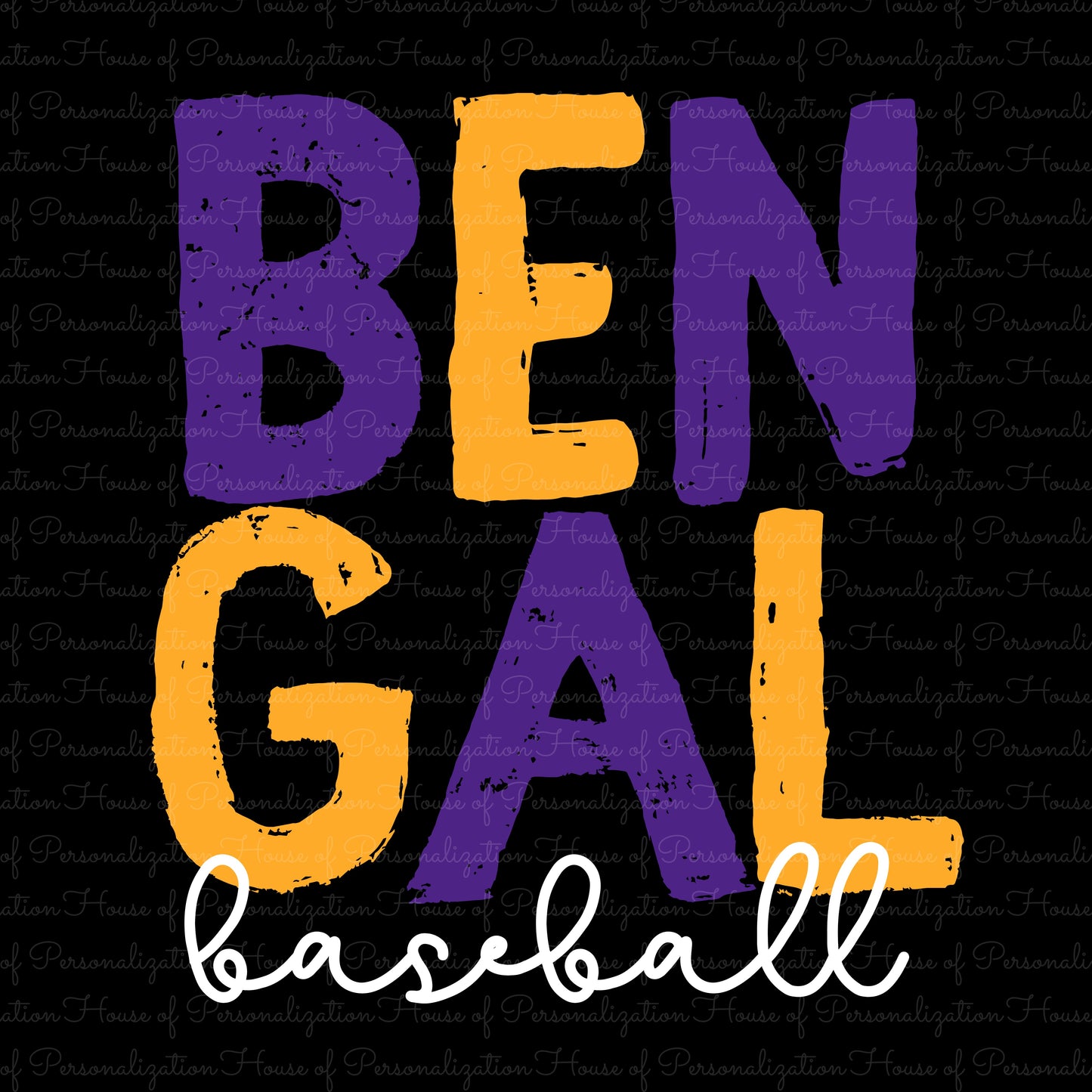Purple Gold Bengals Baseball (Direct To Film)