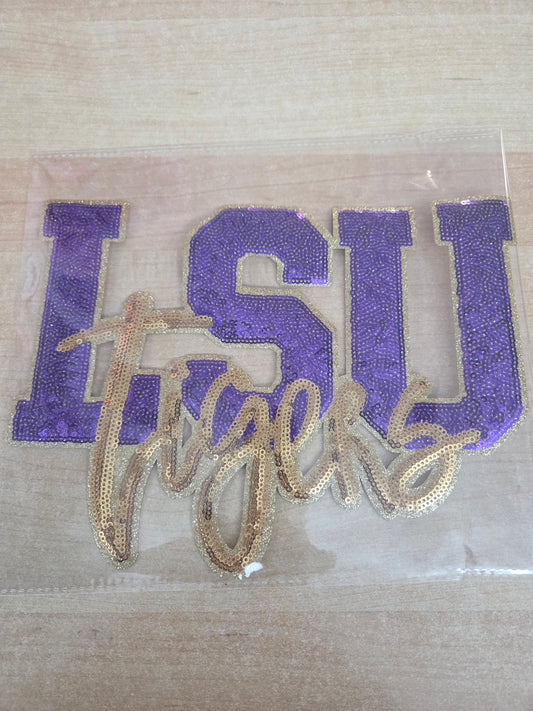 LSU Tigers Sequin Patch