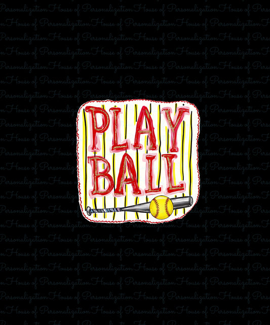 Play Ball DTF Transfer
