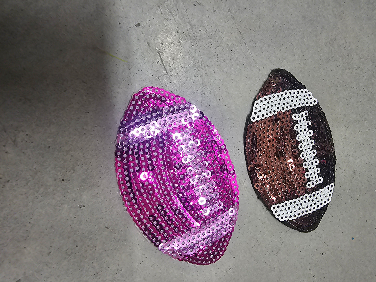 Football Sequin Patch