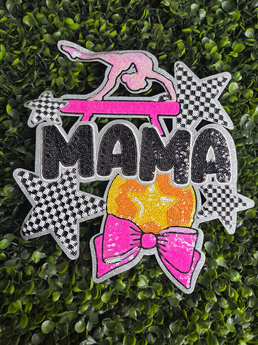 Gymnastics MAMA Sequin Patch