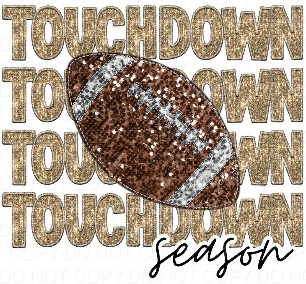 Touchdown Season Faux Sequins (Direct To Film)