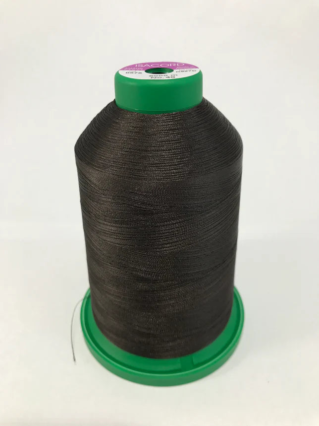 0576 Very Dark Brown - Isacord Embroidery Thread 40WT 5000M