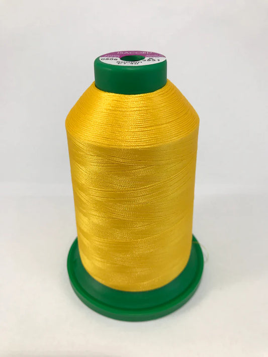 0506 Yellow Bird - Isacord Embroidery Thread 40WT 5000M
